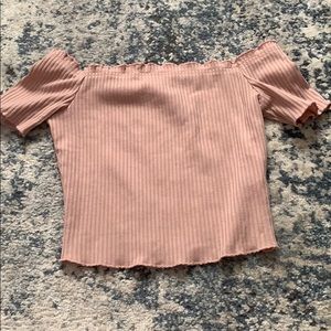 Tube like top with shoulders